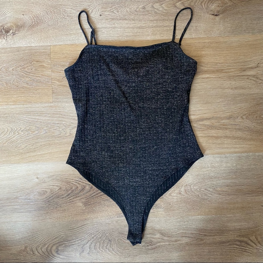 Shimmery Bodysuit // Forever 21